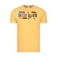 Vintage Mustard dad life  libbey glass Vintage Tee - HRA Design Shop