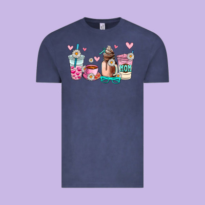 Mom Coffee Cup Vintage Tee Designed By Adodesignshop