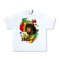 White free ish since 1865 Urban Heavy Tee - HRA Design Shop