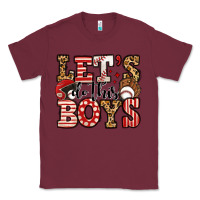 Burgundy let's do this boys baseball Classic Tee - Jasminsmagicworld
