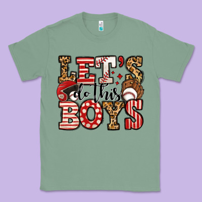 Let's Do This Boys Baseball Classic Tee Designed By Jasminsmagicworld