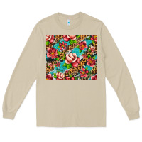 Mushroom tropical flowers Long Sleeve Tee - Artiststas
