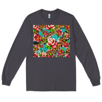 Smoke tropical flowers Long Sleeve Tee - Artiststas