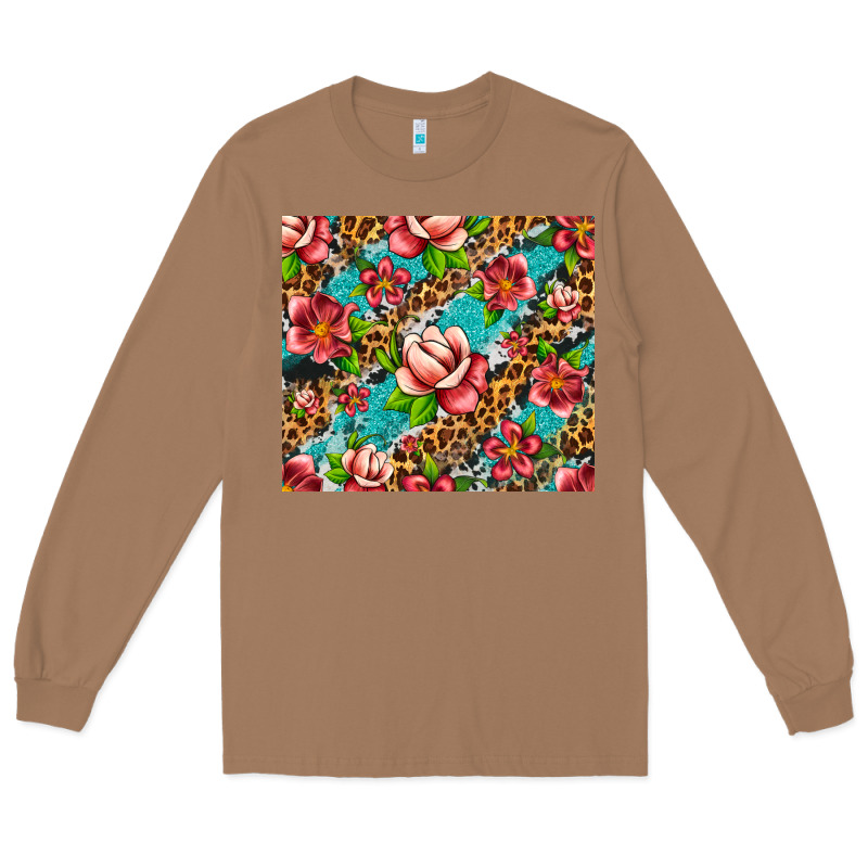 Tropical Flowers Long Sleeve Tee by Artiststas | Teevron