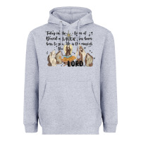 Heather Grey nativity Heavyweight Hoodie - MaliasSmallBusiness