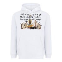 White nativity Heavyweight Hoodie - MaliasSmallBusiness