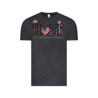 Vintage Black home of the free beacuse of the brave Vintage Tee - CowhideDigitalArt