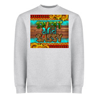 Heather Grey sweet and sassy Juneteenth Heavyweight Sweatshirt - HRA Design Shop