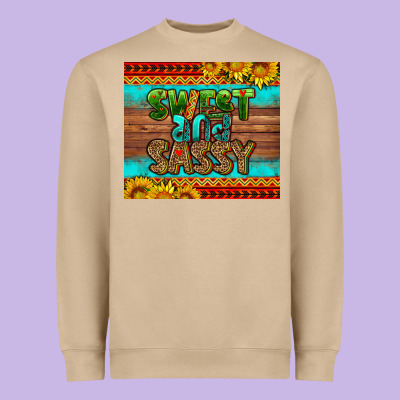Sweet And Sassy Juneteenth Heavyweight Sweatshirt Designed By Hra Design Shop