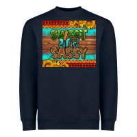 Navy sweet and sassy Juneteenth Heavyweight Sweatshirt - HRA Design Shop