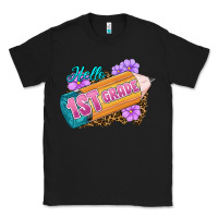 Black Hello 1st Grade Classic Tee - RanaPortraitStore