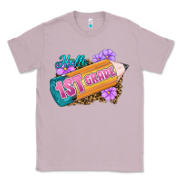 Lilac Hello 1st Grade Classic Tee - RanaPortraitStore