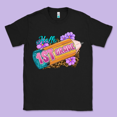Hello 1st Grade Classic Tee Designed By Ranaportraitstore