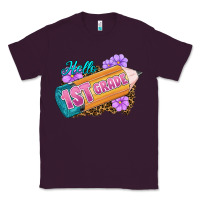 Plum Hello 1st Grade Classic Tee - RanaPortraitStore