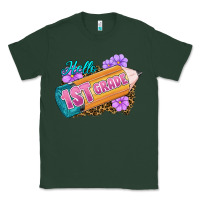 Sports Green Hello 1st Grade Classic Tee - RanaPortraitStore