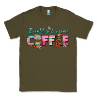 Army Green i could go for some coffee Classic Tee - AdoDesignShop