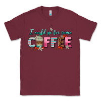Burgundy i could go for some coffee Classic Tee - AdoDesignShop