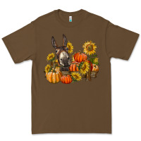 Cacao donkey sunflower and pumpkin farm Premium Tee - BarkalooDesign