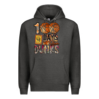 Charcoal Heather 100 of days slam dunks Premium Hoodie - SublimationCraftShop