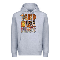 Heather Grey 100 of days slam dunks Premium Hoodie - SublimationCraftShop