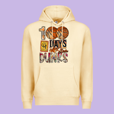 100 Of Days Slam Dunks Premium Hoodie Designed By Sublimationcraftshop