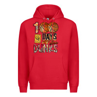 Red 100 of days slam dunks Premium Hoodie - SublimationCraftShop