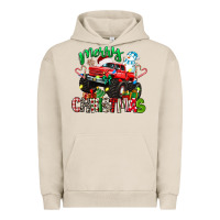 Pigment French Oak merry christmas monster truck Urban Hoodie - texasbilliewilder