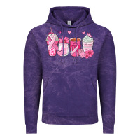 Cloud Purple breast cancer coffee cups Vintage Hoodie - Zillion Design Studio