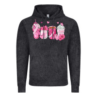 Breast Cancer Coffee Cups Vintage Hoodie | Teevron