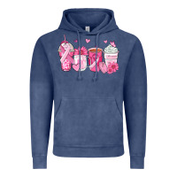 Vintage Denim breast cancer coffee cups Vintage Hoodie - Zillion Design Studio