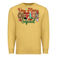 Very Merry Office Squad Premium Sweatshirt | Teevron