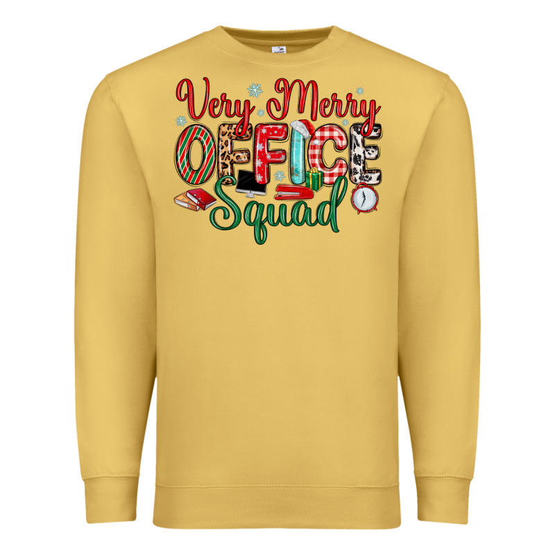 Very Merry Office Squad Premium Sweatshirt by MaliasSmallBusiness | Teevron