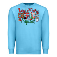 Ocean Blue very merry office squad Premium Sweatshirt - MaliasSmallBusiness