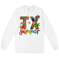White tx summer Long Sleeve Tee - Artiststas