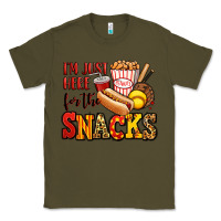 Army Green i'm just here for the snacks softball Classic Tee - Jasminsmagicworld