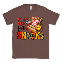Chestnut i'm just here for the snacks softball Classic Tee - Jasminsmagicworld