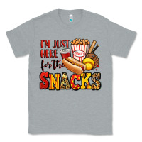 Heather Grey i'm just here for the snacks softball Classic Tee - Jasminsmagicworld
