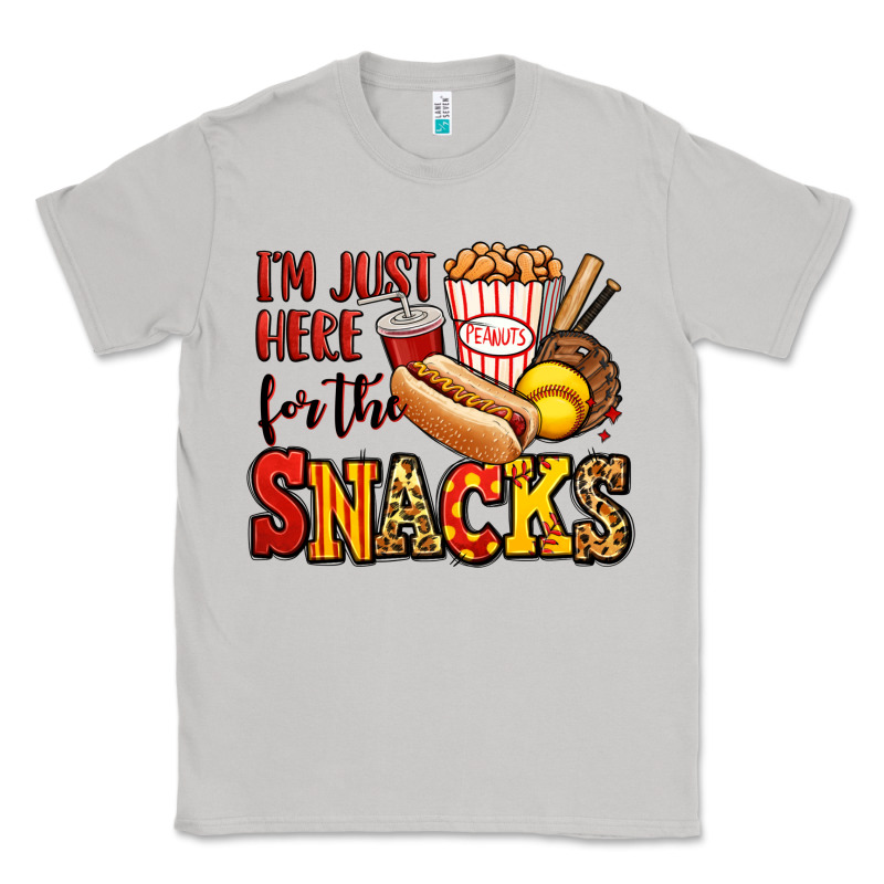 I'm Just Here For The Snacks Softball Classic Tee by Jasminsmagicworld | Teevron
