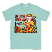 Seafoam i'm just here for the snacks softball Classic Tee - Jasminsmagicworld