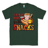 Sports Green i'm just here for the snacks softball Classic Tee - Jasminsmagicworld