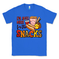 True Royal i'm just here for the snacks softball Classic Tee - Jasminsmagicworld