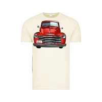 Vintage Arctic western red truck front view Vintage Tee - FaDigitalArtStudio