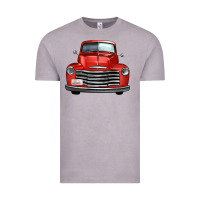Western Red Truck Front View Vintage Tee | Teevron