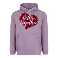 Lavender better together Heavyweight Hoodie - NancyCooperArtShop