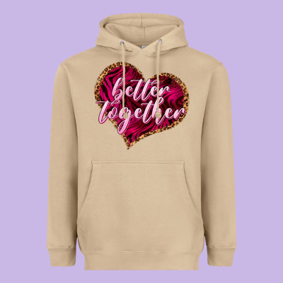 Better Together Heavyweight Hoodie Designed By Nancycooperartshop