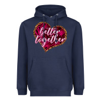 Navy better together Heavyweight Hoodie - NancyCooperArtShop