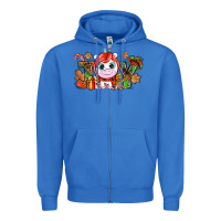 True Royal Joy unicorn Christmas Zipper Hoodie - NancyCooperArtShop