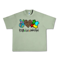 Oil Green accept love understand Urban Heavy Tee - CowhideDigitalArt