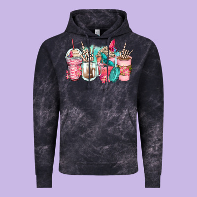 Rock Hand Coffee Cups Vintage Hoodie Designed By Zillion Design Studio