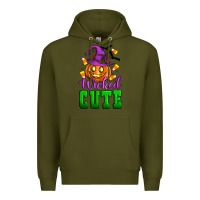 Army Green Wicked cute Premium Hoodie - Artiststas